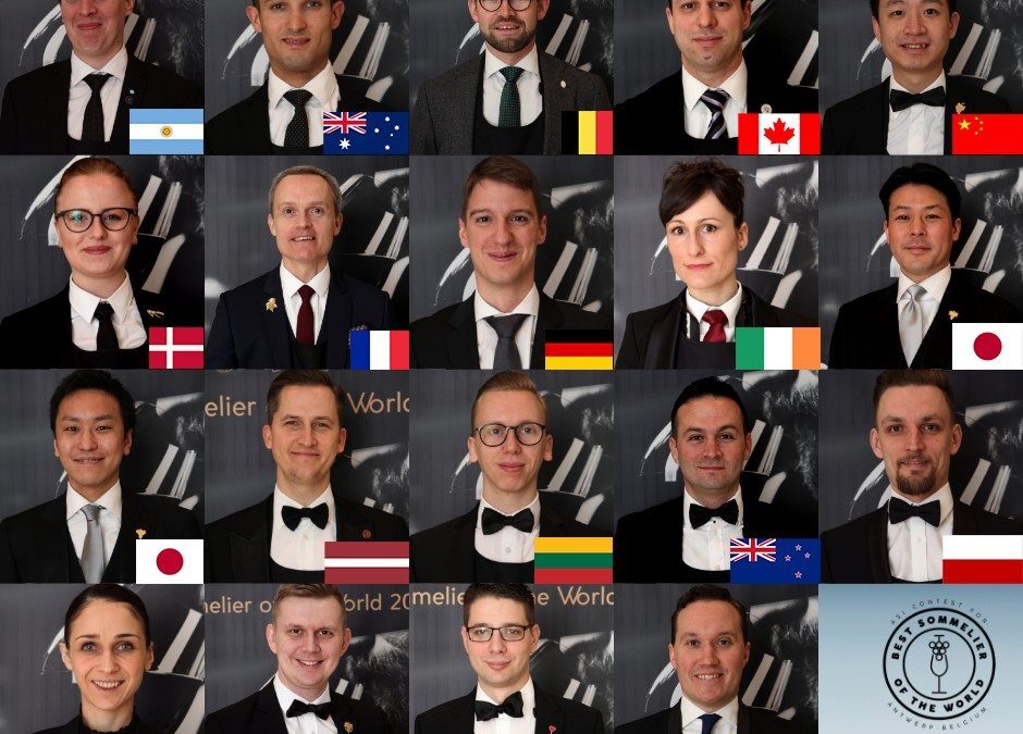 ASI Best Sommelier of the World 2019 contest: the list of semi-finalists is revealed
